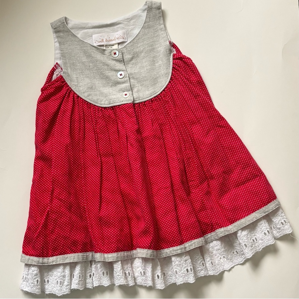 Well Dressed Wolf Dress “Sandy” 3T